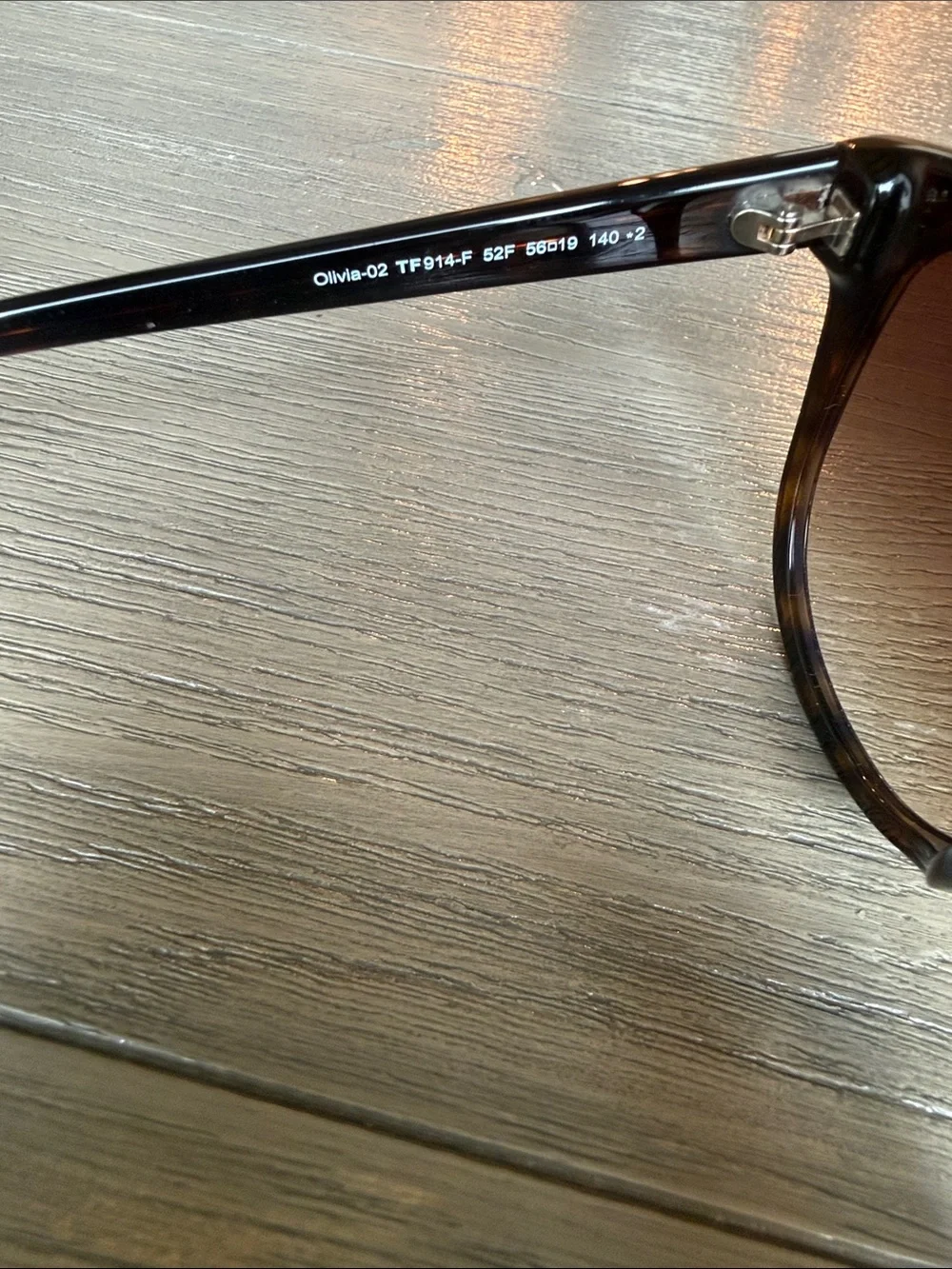 Tom Ford Women's Tortoiseshell Sunglasses with Brown Gradient Lenses